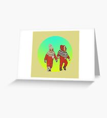 BABY THUGS. Greeting Card