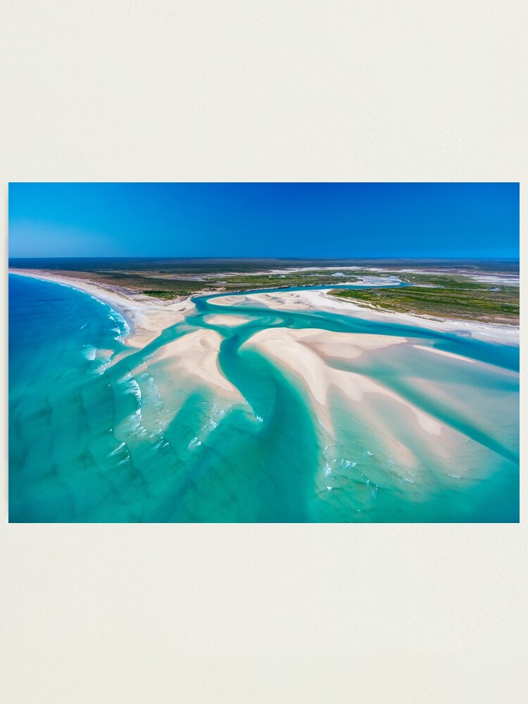 Alternate view of Willie Creek Inlet, Western Australia Photographic Print