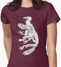 Heraldic Velociraptor Women's Fitted T-Shirt