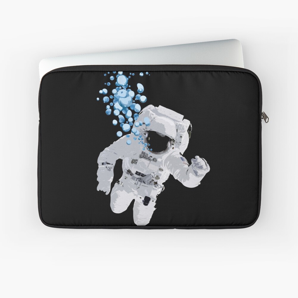 Bubbles In Space - Nasa Hoax - Flat Earth - Space Bubbles Laptop Sleeve