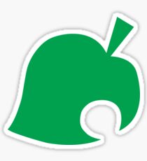 Animal Crossing Leaf Sticker