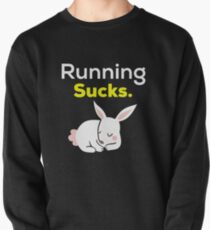 Laufen saugt mit schlafendem Häschen. Sweatshirt