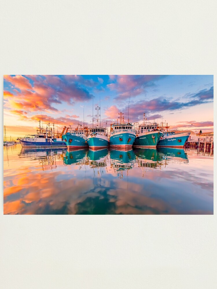 Alternate view of Fremantle Boats, Western Australia Photographic Print