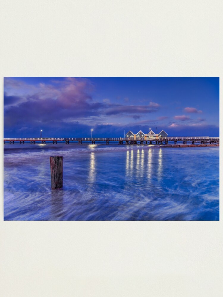 Alternate view of Busselton Jetty, Western Australia Photographic Print