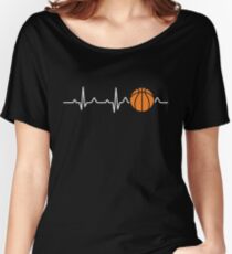 Basketball Heartbeat Women's Relaxed Fit T-Shirt