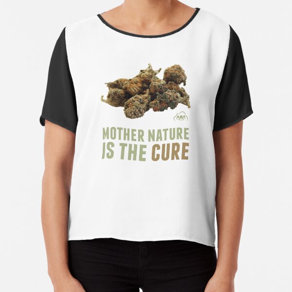 Mother Nature is the Cure Chiffon Top