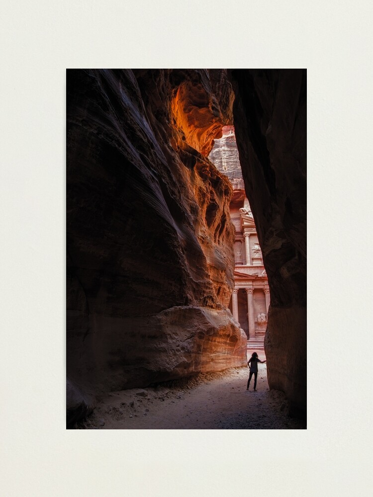 Alternate view of Exploring Petra Photographic Print