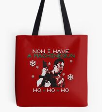 UGLY CHRISTMAS MACHINEGUN Tote Bag