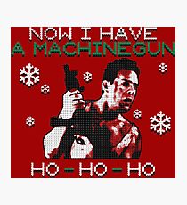 UGLY CHRISTMAS MACHINEGUN Photographic Print