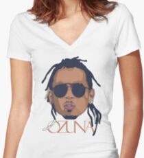 ozuna - trap latino doisena Women's Fitted V-Neck T-Shirt