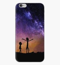 Rick and Morty in Space iPhone Case