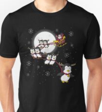 SANTA CLAUS WITH PENGUINGS T-SHIRT Unisex T-Shirt