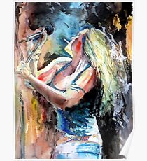 Beth Hart Abstract Poster