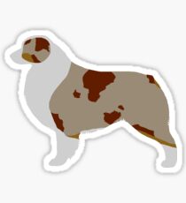 Australian Shepherd (Red Merle) Sticker