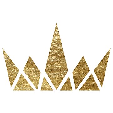 gold crown Sticker for Sale by PineLemon