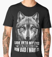 Wolf Quotes Men's Premium T-Shirt