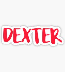 DEXTER - RED Sticker