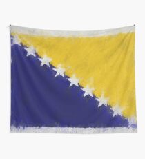 Bosnia And Herzegovina Flag Reworked No. 66, Series 4 Wandbehang