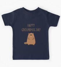 2018 Happy Groundhog Day Kids Tee