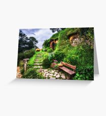 bilbo baggins home Greeting Card