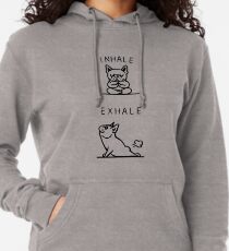 Inhale Exhale Frenchie Lightweight Hoodie