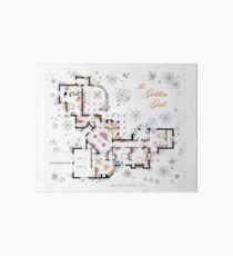 The Golden Girls House floorplan v.1 Art Board
