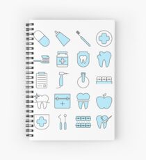 Cuaderno de espiral Dentista Pattern Smart Icons