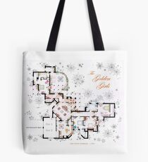 The Golden Girls House floorplan v.2 Tote Bag