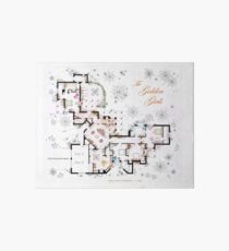 Die Golden Girls Haus Grundriss v.2 Galeriedruck