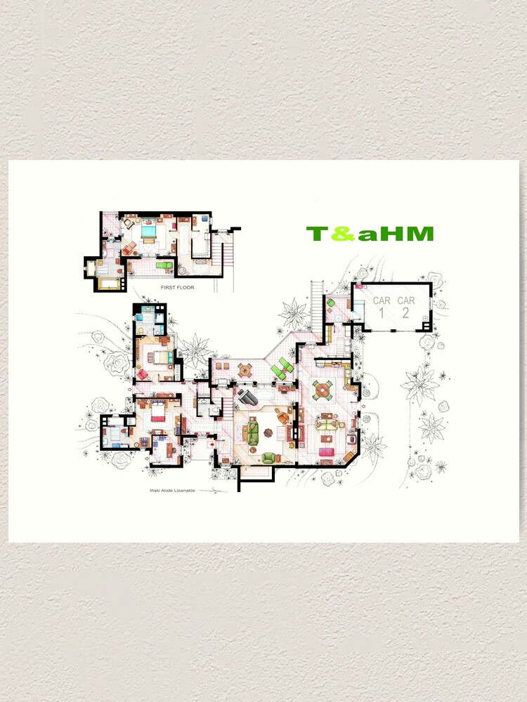 "Beach House of Charlie Harper from T & aHM" Art Print by nikneuk