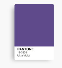 Ultraviolettes Pantone Leinwanddruck