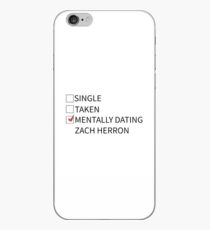 mentally dating zach herron iPhone Case