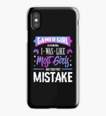 Gamer Girl iPhone Case