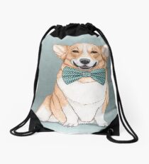 Corgi Dog Drawstring Bag