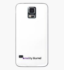 reality blurred logo Case/Skin for Samsung Galaxy