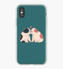 English Bulldog Kisses iPhone Case