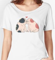 English Bulldog Kisses Women's Relaxed Fit T-Shirt