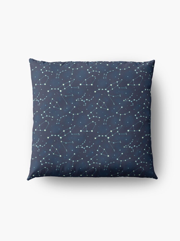 Alternate view of Constellation Pattern (A) Floor Pillow