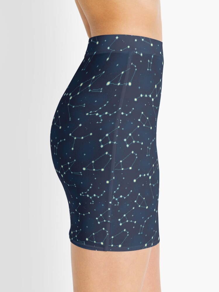 Alternate view of Constellation Pattern (A) Mini Skirt