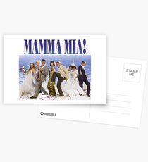 Mamma Mia Besetzung Poster Postkarten