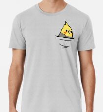 Zu viele Vögel! - Gelber Nymphensittich Premium T-Shirt