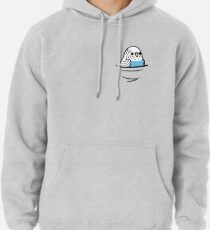 Sudadera con capucha ¡Demasiadas aves! - Blue Budgie