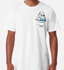 Zu viele Vögel! - Blauer Wellensittich Longshirt