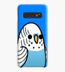 Too Many Birds! - Blue Budgie Case/Skin for Samsung Galaxy