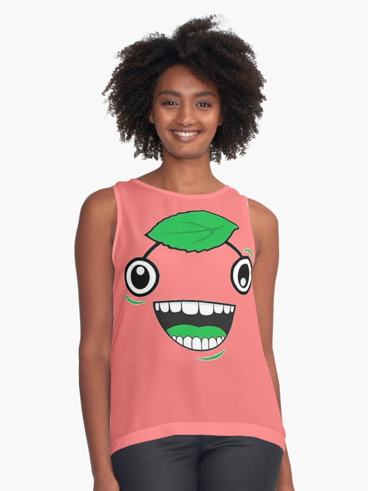 Guava Juice Funny Design Box Roblox Youtube Challenge Sleeveless Top By Kimoufaster Redbubble - roblox sticker by kimoufaster redbubble