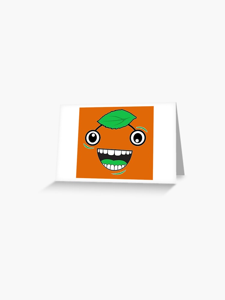 Guava Juice Funny Design Box Roblox Youtube Challenge Greeting Card - 