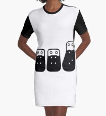 Pedals Graphic T-Shirt Dress