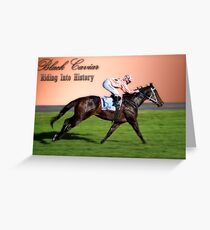 Black Caviar Greeting Card