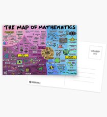 The Map of Mathematics Postcards
