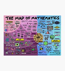 The Map of Mathematics Photographic Print